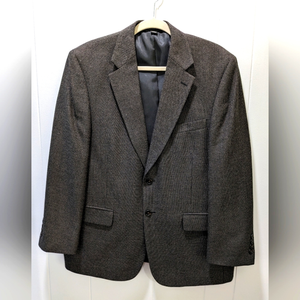 Men's sports jacket. Dark brown.